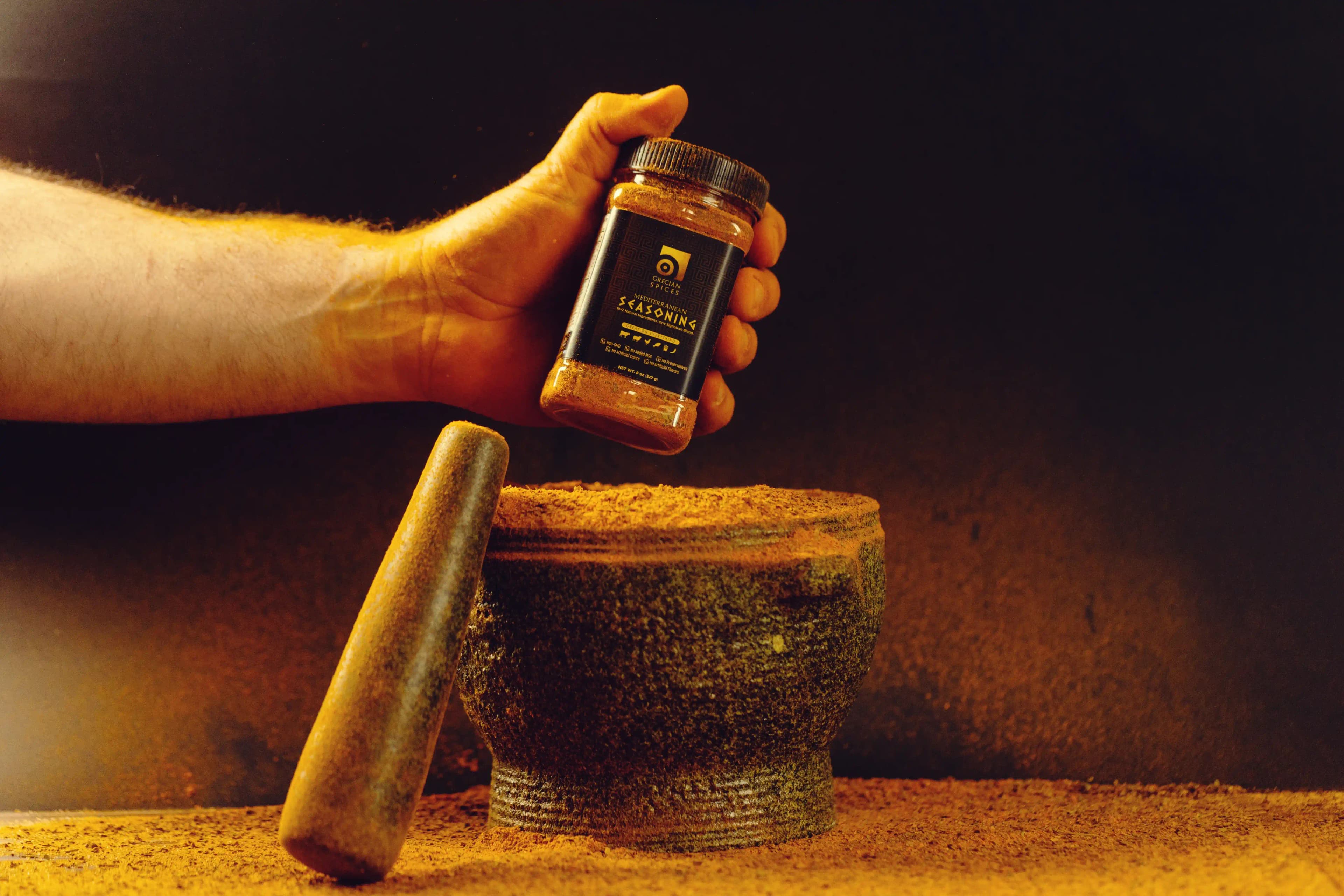 GRECIAN spices and Mediterranean ingredients